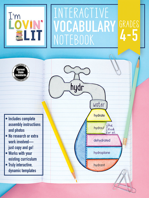 Title details for I'm Lovin' Lit Interactive Vocabulary Notebook, Grades 4--5 by Erin Cobb - Wait list